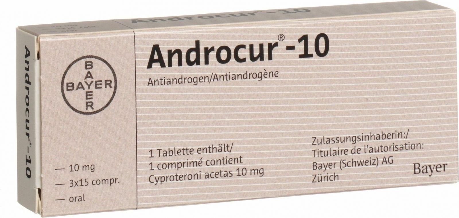 Androcur 10 Tabletten 10mg 3x 15 Stück in der Adler Apotheke