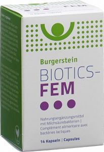 Immagine del prodotto Burgerstein Biotics-Fem Capsules 14 pieces