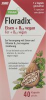 Produktbild von Floradix Eisen + B12 Kapseln Vegan 40 Stück