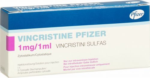 Vincristine Pfizer 1mg/ml 5 Durchstechflaschen 1ml in der Adler Apotheke