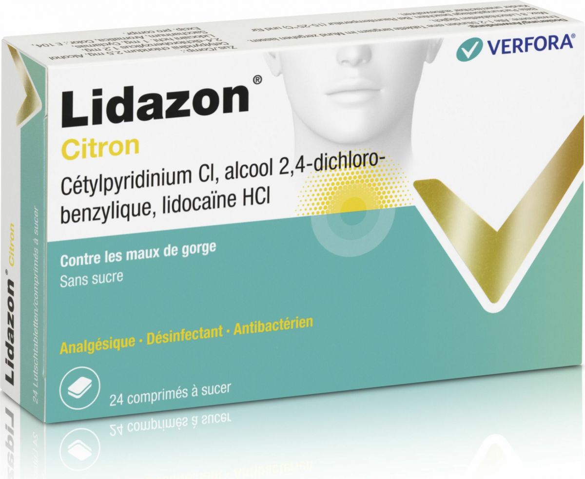 Lidazon Zitrone 24 Lutschtabletten In Der Adler Apotheke