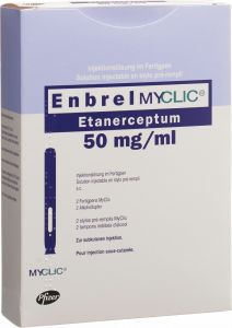 Immagine del prodotto Enbrel Myclic Injektionslösung 50mg/ml 2 Fertpen 1ml