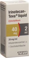 Produktbild von Irinotecan Teva Liquid 40mg/2ml Durchstechflasche