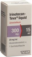 Produktbild von Irinotecan Teva Liquid 300mg/15ml Durchstechflasche