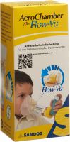 Produktbild von Aerochamber Plus Flow-vu mit Maske (1-5 J) Gelb