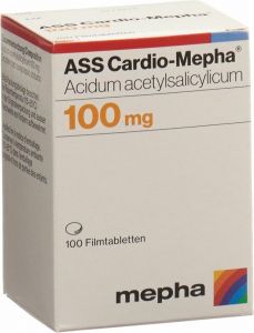 ASS Cardio Actavis Filmtabletten 100mg Dose 100 Stück in der Adler Apotheke