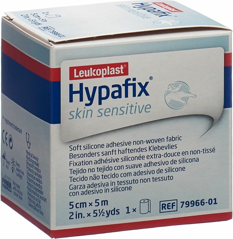 Hypafix Gentle Touch Klebevlies 5cmx5m in der Adler Apotheke