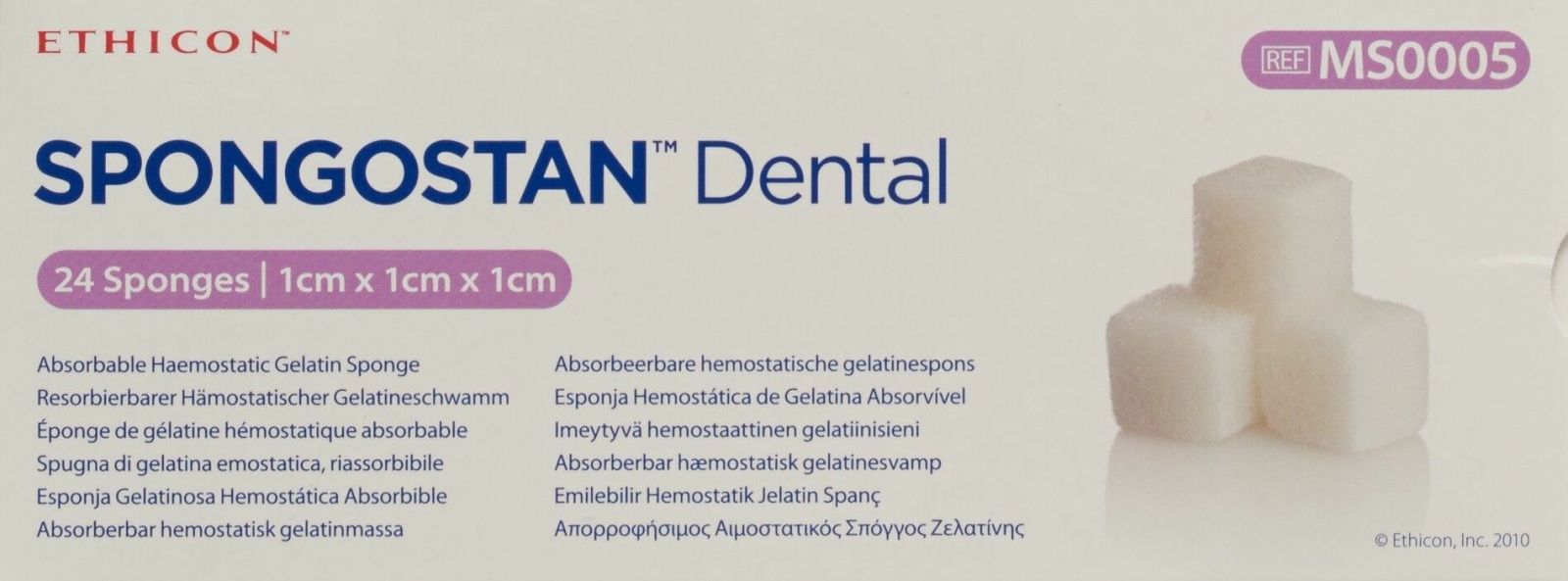 Spongostan Dental 1x1x1cm 24 Stück in der Adler Apotheke