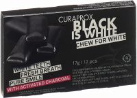 Produktbild von Curaprox Black Is White Kaugummi 12 Stück