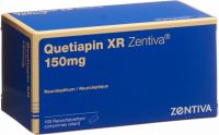 Produktbild von Quetiapin XR Zentiva Retard Tabletten 150mg 100 Stück