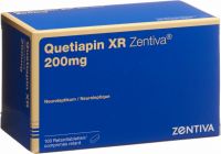 Produktbild von Quetiapin XR Zentiva Retard Tabletten 200mg 100 Stück