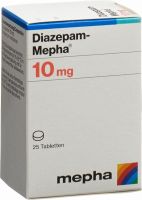 Image du produit Diazepam Mepha Tabletten 10mg Dose 25 Stück