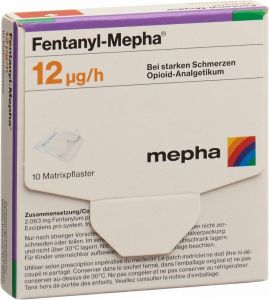 Image du produit Fentanyl Mepha Matrixpfl 12 Mcg/h 10 Stück