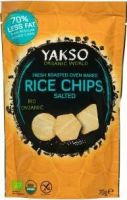 Produktbild von Yakso Reis Chips Gesalzen Bio Beutel 70g