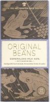 Produktbild von Original Beans Esmeraldas Milk Schokolade Bio 70g