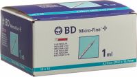 Image du produit BD Microfine+ U40 Insulin Spritze 100x 1ml