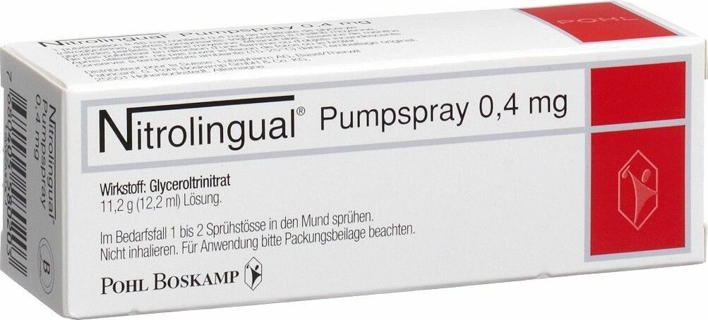 Nitrolingual Spray 200 Dos in der Adler Apotheke