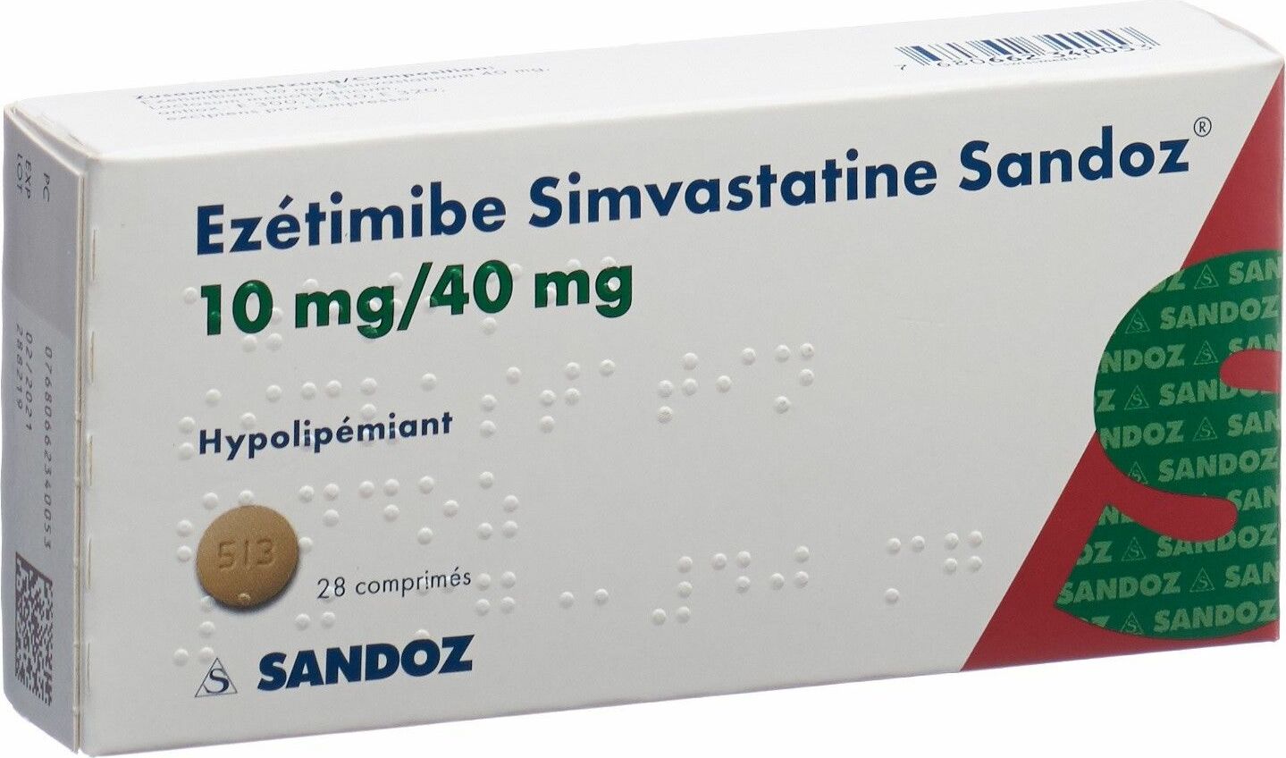 Ezetimib Simvastatin Sandoz Tabletten 10/40mg 28 Stück in der Adler ...