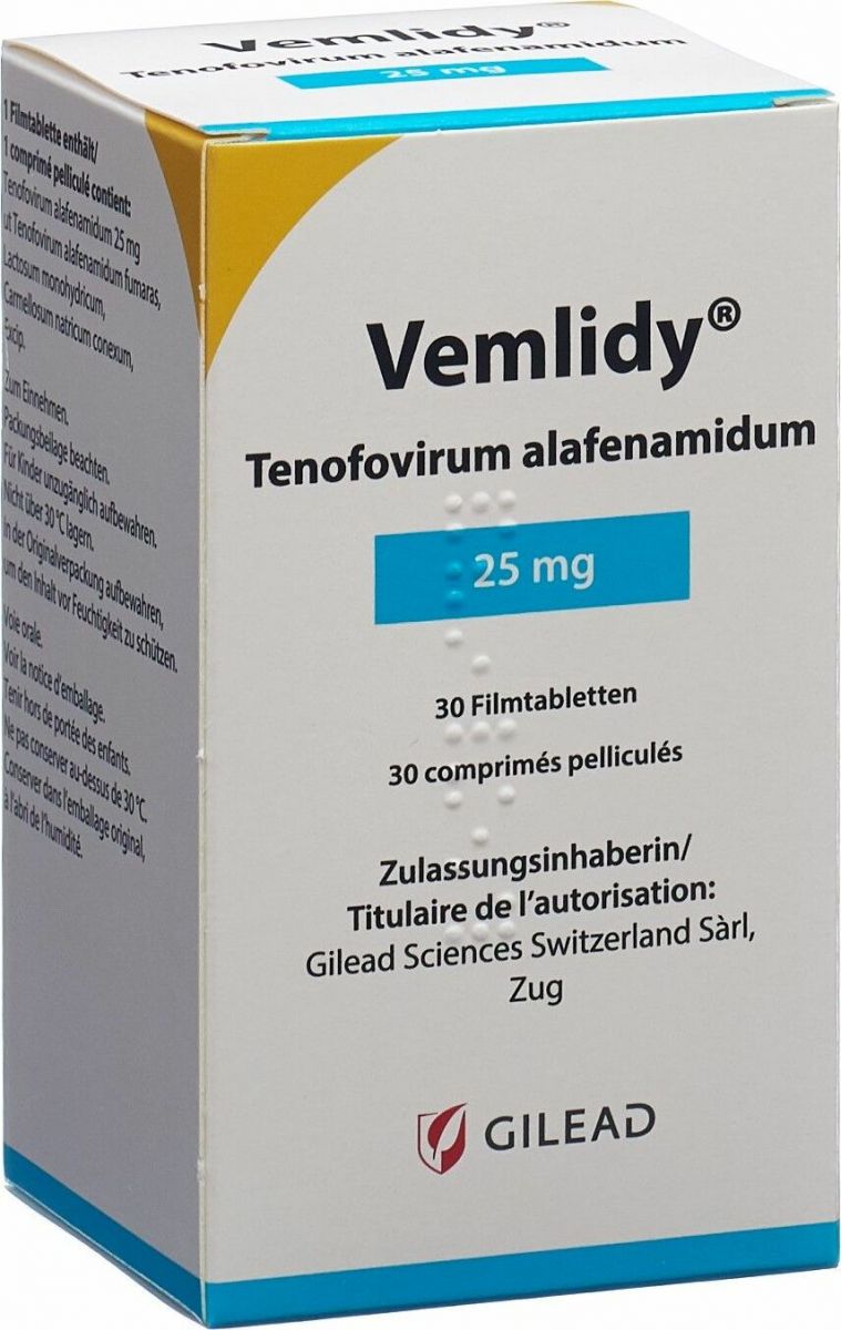 Vemlidy Filmtabletten 25mg Flasche 30 Stück in der Adler Apotheke