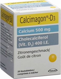 Image du produit Calcimagon D3 Zitron (o Aspartam) Dose 20 Stück