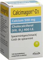 Produktbild von Calcimagon D3 Spearmint (o Aspartam) Dose 120 Stück