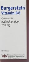 Immagine del prodotto Burgerstein Vitamin B6 Tabletten 100mg (neu) 100 Stück