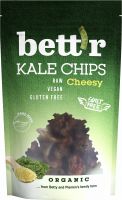 Produktbild von Bett'r Kale Chips Cheesy Beutel 30g