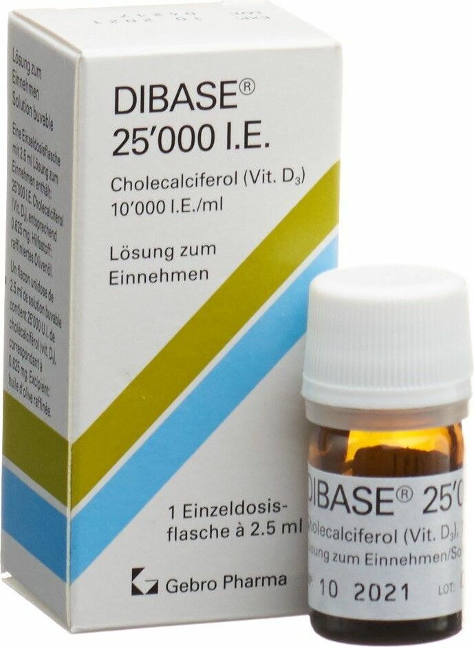 Dibase Lösung 25000 Ie Flasche 2.5ml in der Adler Apotheke