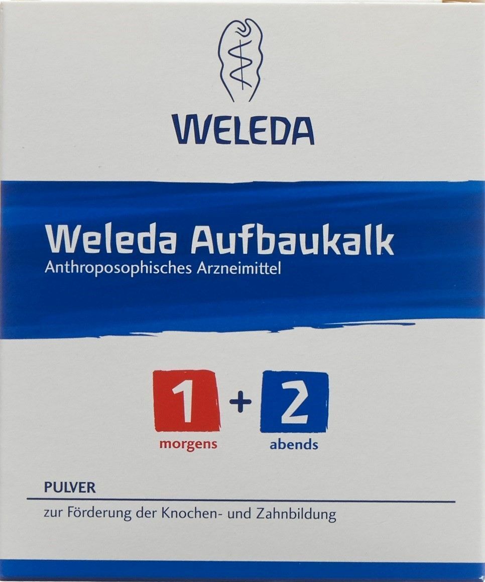 Weleda Aufbaukalk 1+2 Pulver 2 Glas 45g in der Adler Apotheke