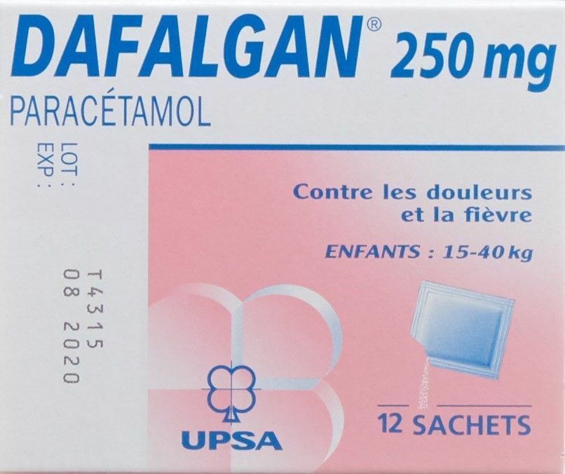 Dafalgan 250mg 12 Beutel in der Adler Apotheke