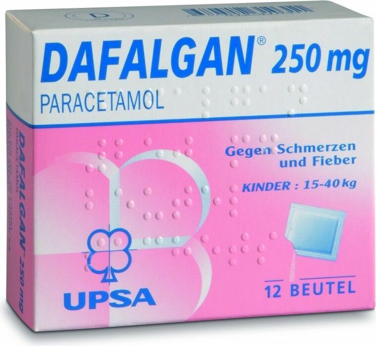 Dafalgan 250mg 12 Beutel in der Adler Apotheke