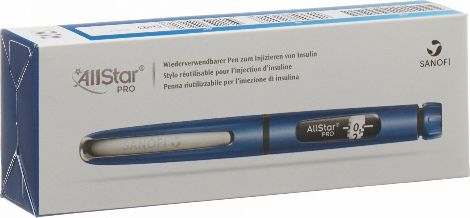 Allstar Pro Lantus/apidra/insuman Insulinpen Blau in der Adler Apotheke