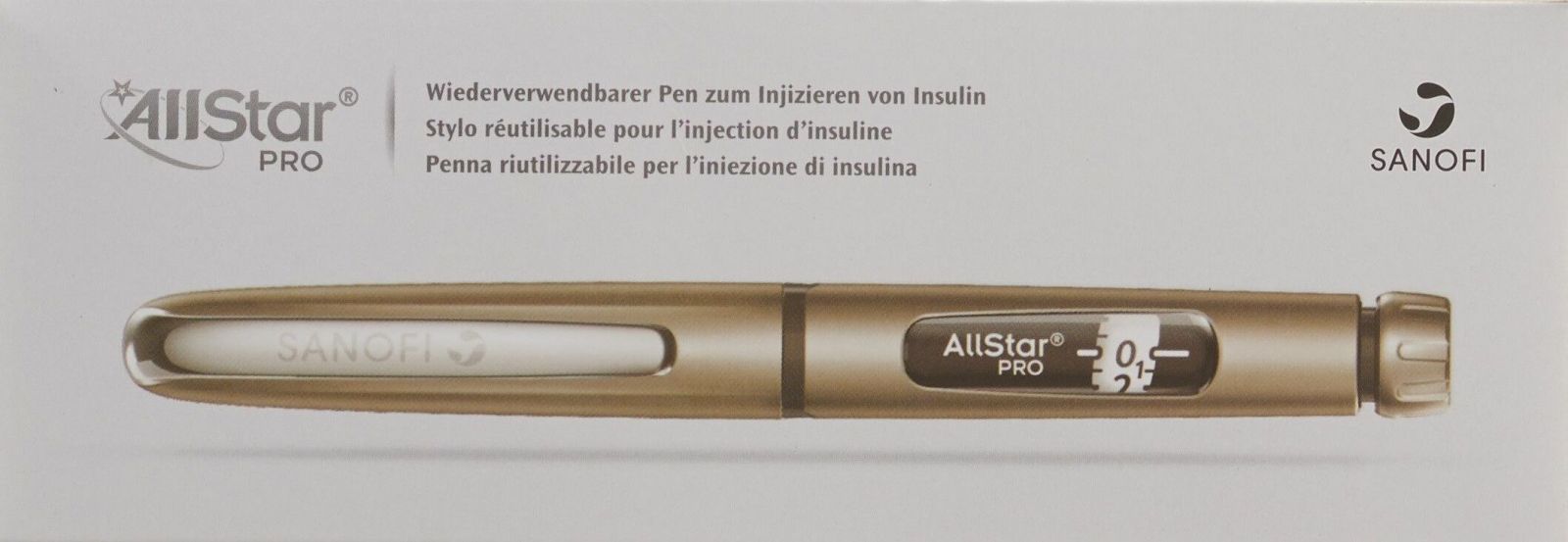 Allstar Pro Lantus/apidra/insuman Insulinpen Silb in der Adler Apotheke