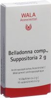 Produktbild von Wala Belladonna Comp Zäpfchen 10x 2g