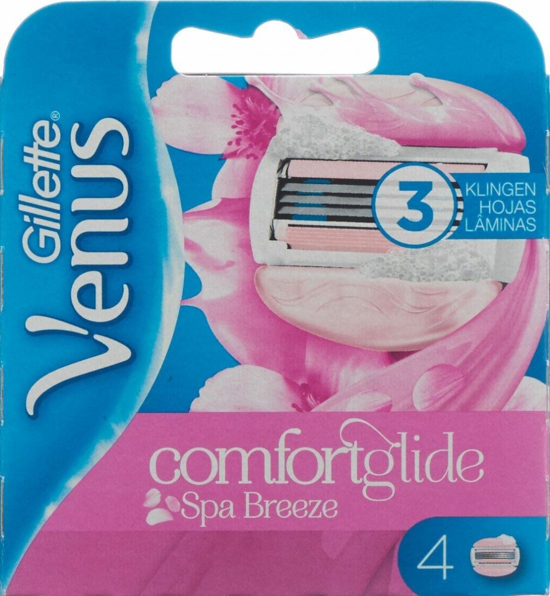 Gillette Venus Comfort Breeze Spa Lame di sistema 4 pezzi in der Adler