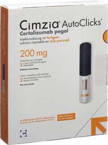 Image du produit Cimzia Autoclicks 200mg/ml Fertpen 2 Stück