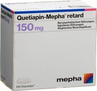Immagine del prodotto Quetiapin Mepha Retard Depotabs 150mg 100 Stück