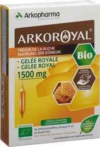 Produktbild von Arkoroyal Gelee Royale 1500mg Bio 20x 10ml