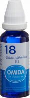 Produktbild von Omida Schüssler No18 Calc Sulf Dil D 12 Flasche 30ml
