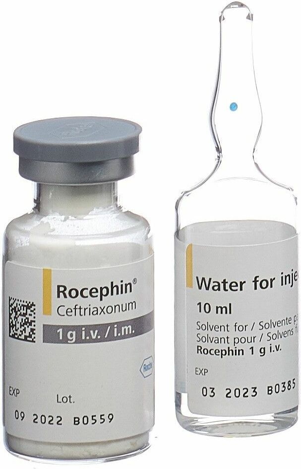 Rocephin 1g i.v. C Solv Durchstechflasche in der Adler Apotheke