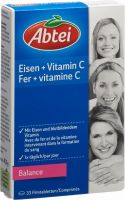 Produktbild von Abtei Eisen + Vitamin C Balance Tabletten 33 Stück