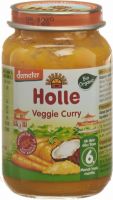 Product picture of Holle Veggie Curry Glass from the 6th month Bio 190g