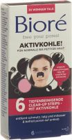Produktbild von Biore Tiefenreinig Clear-up Strip Aktivkohle 6 Stück