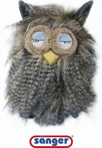 Product picture of Sänger Hot-water bottle natural rubber plush 0.8L owl
