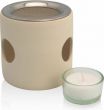 Produktbild von Farfalla Zylinder Räucherstoevchen Beige mit Sieb