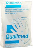 Produktbild von Qualimed Plastik Handschuhe Frauen 100 Stück