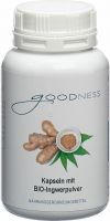 Produktbild von Goodness Bio-Ingwerpulver Kapseln 400mg Dose 90 Stück