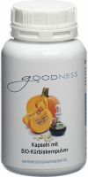 Produktbild von Goodness Bio-Kürbiskernpulver Kapseln 600mg 150 Stück