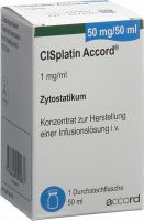 Produktbild von Cisplatin Accord 50mg/50ml Durchstechflasche 50ml