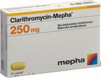 Image du produit Clarithromycin Mepha Lactab 250mg 14 Stück